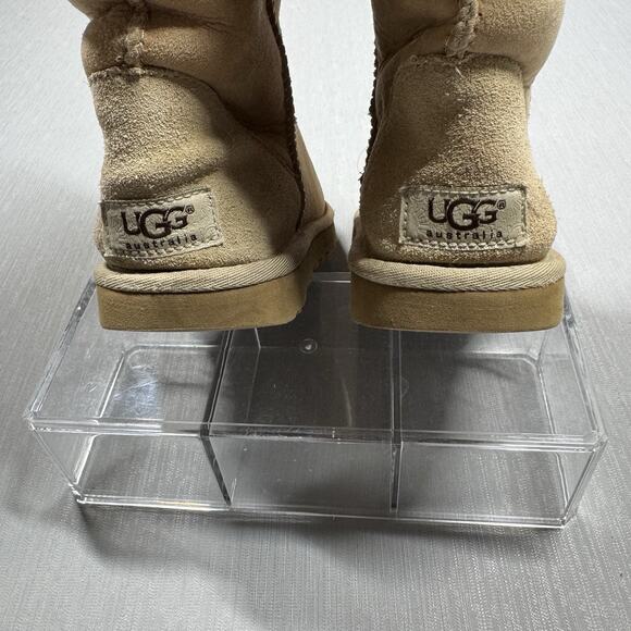 UGG Australia CLASSIC TALL Suede Sheepskin Boots Chestnut 5815 Size 6 Honey Tan - Picture 7 of 9